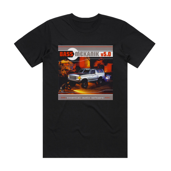 Bass Mekanik V50 Album Cover T-Shirt Black