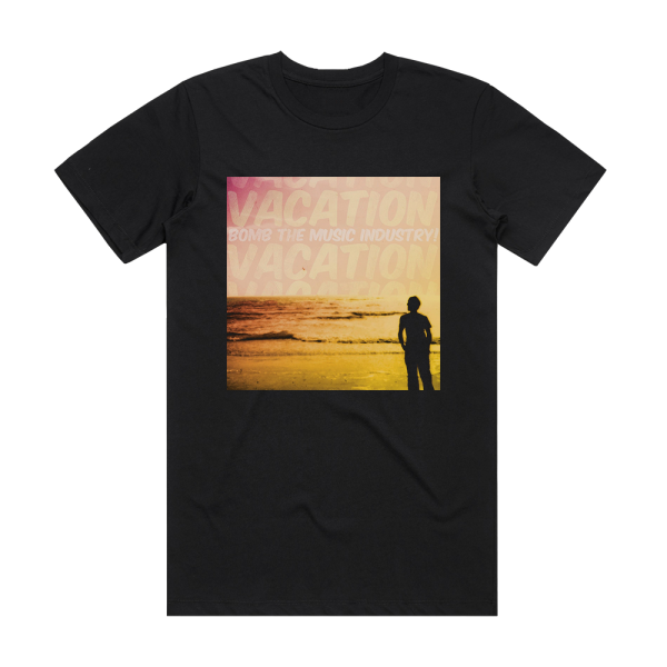Bomb the Music Industry Vacation Album Cover T-Shirt Black