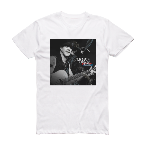 Michale Graves Vagabond Acoustic Album Cover T-Shirt White