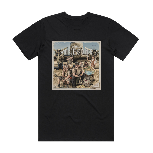 Pater Moeskroen Vagebond Album Cover T-Shirt Black