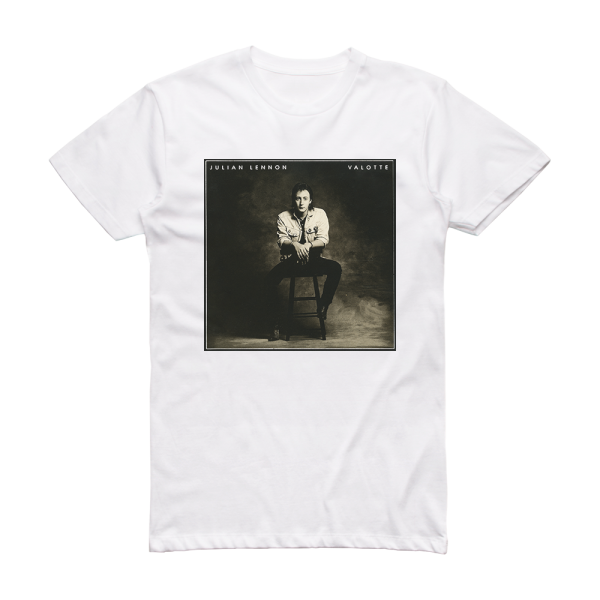 Julian Lennon Valotte Album Cover T-Shirt White