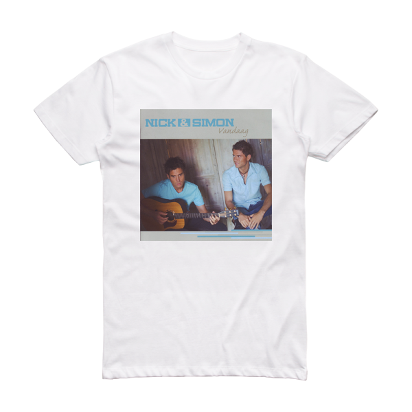 Nick and Simon Vandaag Album Cover T-Shirt White