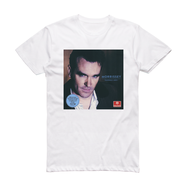 Morrissey Vauxhall And I 2 Album Cover T-Shirt White