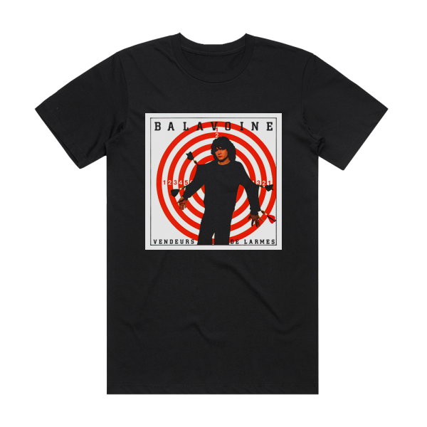 Daniel Balavoine Vendeur De Larmes Album Cover T-Shirt Black