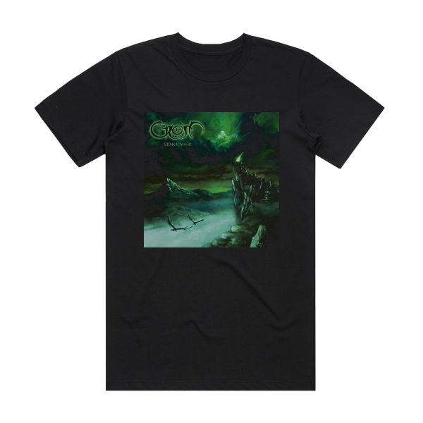 Crom Vengeance Album Cover T-Shirt Black