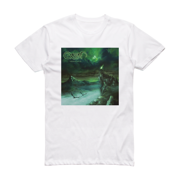 Crom Vengeance Album Cover T-Shirt White