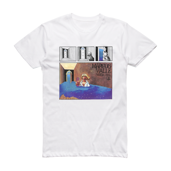 Marcos Valle Vento Sul Album Cover T-Shirt White