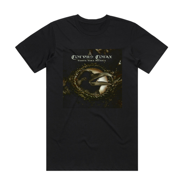 Corvus Corax Venus Vina Musica Album Cover T-Shirt Black
