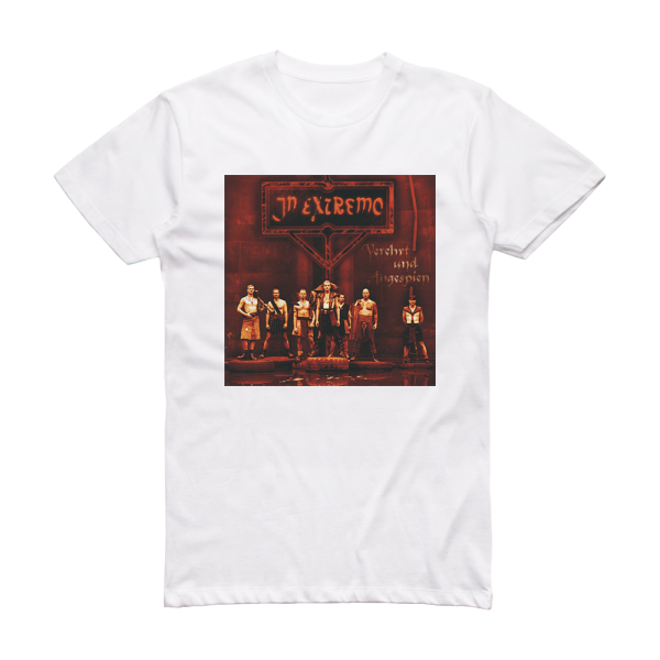 In Extremo Verehrt Und Angespien Album Cover T-Shirt White