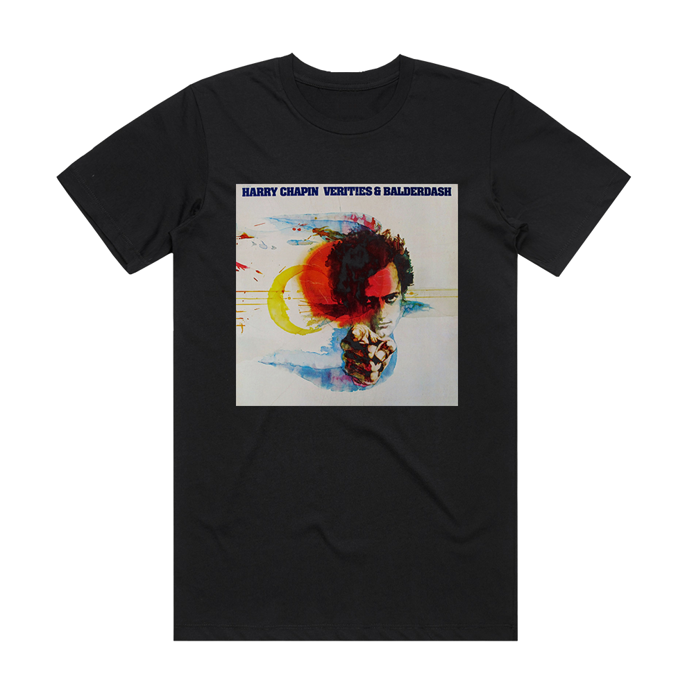 Harry Chapin Verities Balderdash Album Cover T-Shirt Black – ALBUM ...