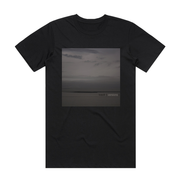 Loscil Versions Album Cover T-Shirt Black