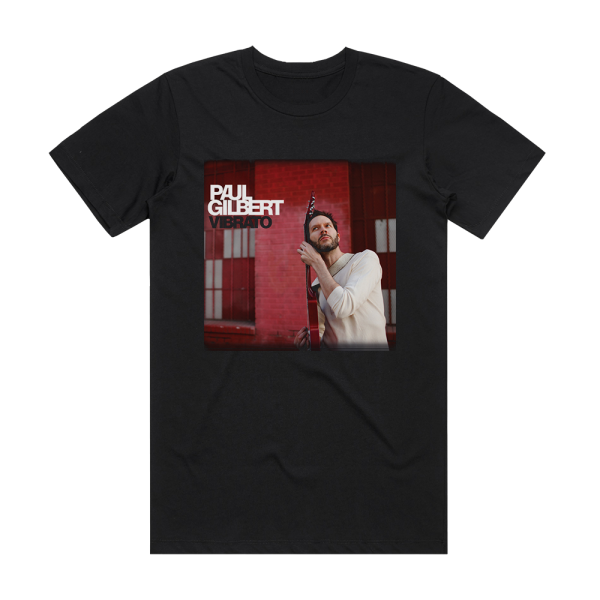 Paul Gilbert Vibrato Album Cover T-Shirt Black