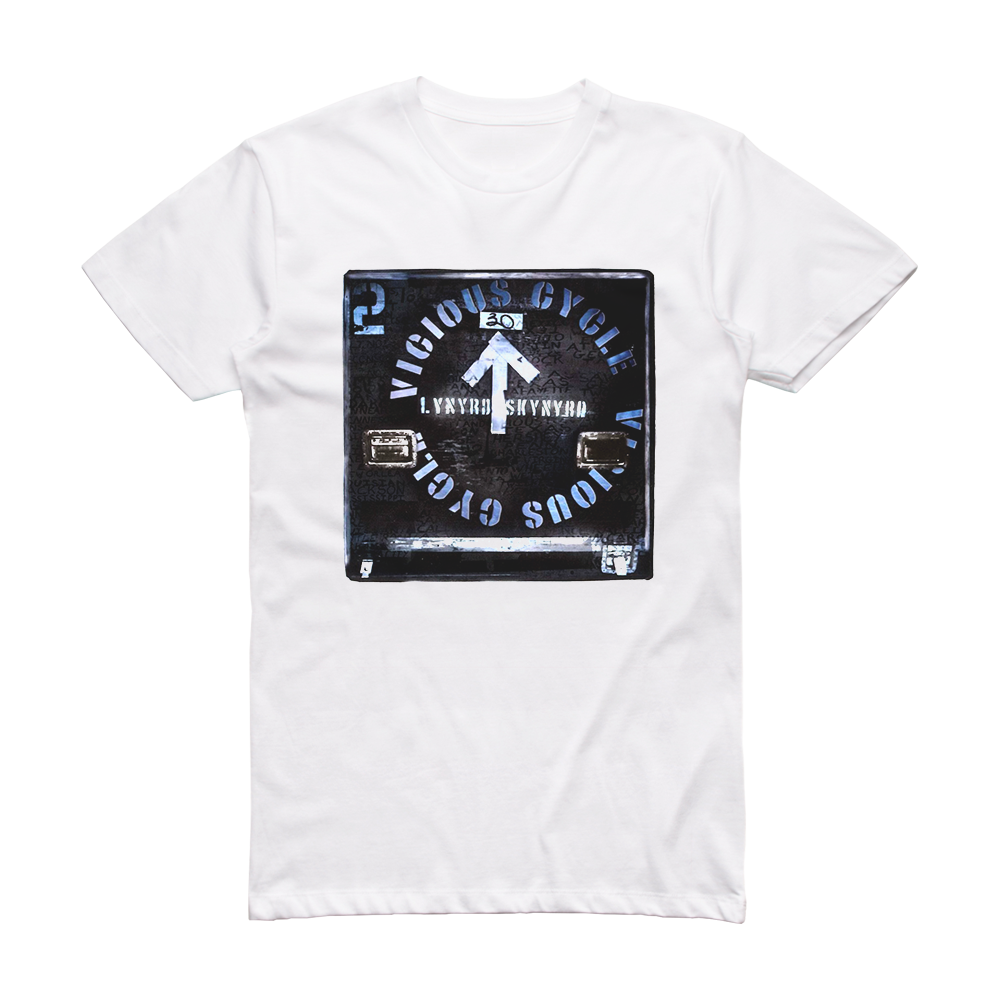 Lynyrd Skynyrd Vicious Cycle Album Cover T-Shirt White – ALBUM COVER T ...