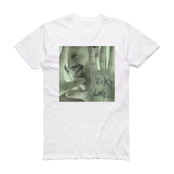 Biagio Antonacci Vicky Love Album Cover T-Shirt White