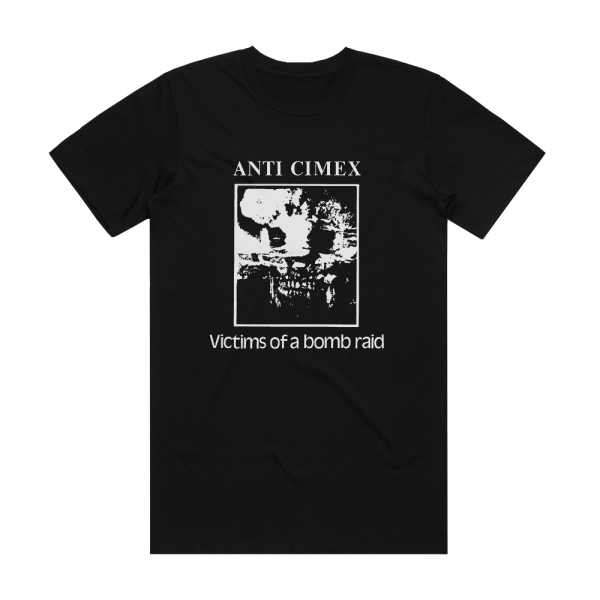 Anti Cimex Victims Of A Bomb Raid Album Cover T-Shirt Black