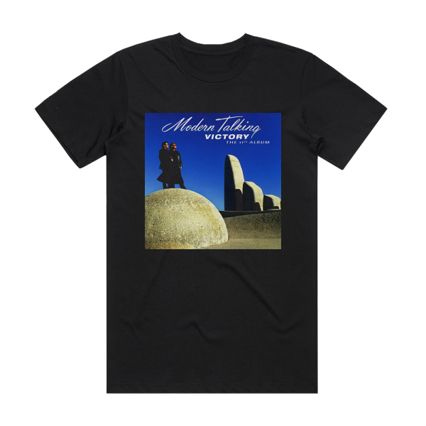 Modern Talking Victory The 11Th Album Album Cover T-Shirt Black