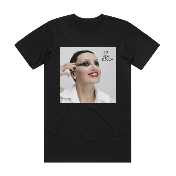 Luz Casal Vida Toxica Album Cover T-Shirt Black