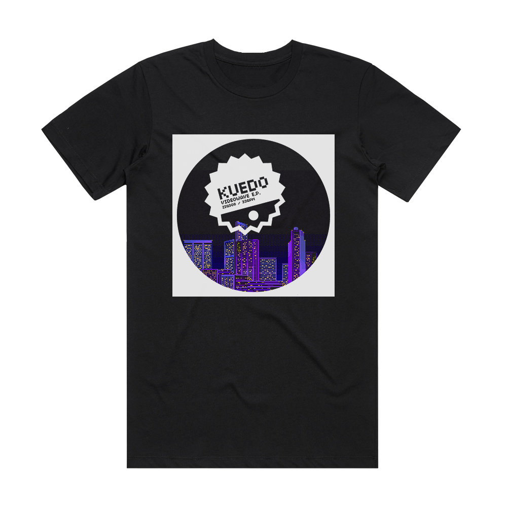Kuedo Videowave Ep Album Cover T-Shirt Black