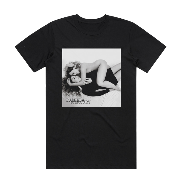 Daniela Mercury Vinil Virtual Album Cover T-Shirt Black