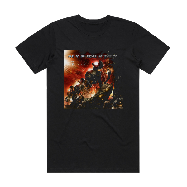 Hypocrisy Virus Album Cover T-Shirt Black