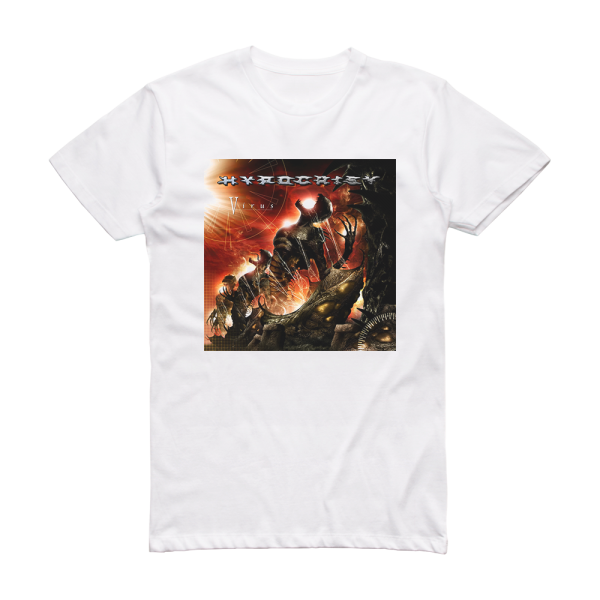 Hypocrisy Virus Album Cover T-Shirt White