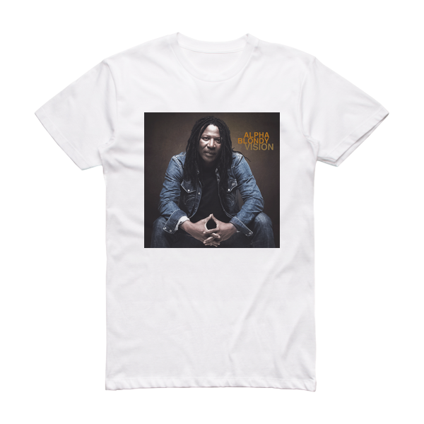 Alpha Blondy Vision Album Cover T-Shirt White