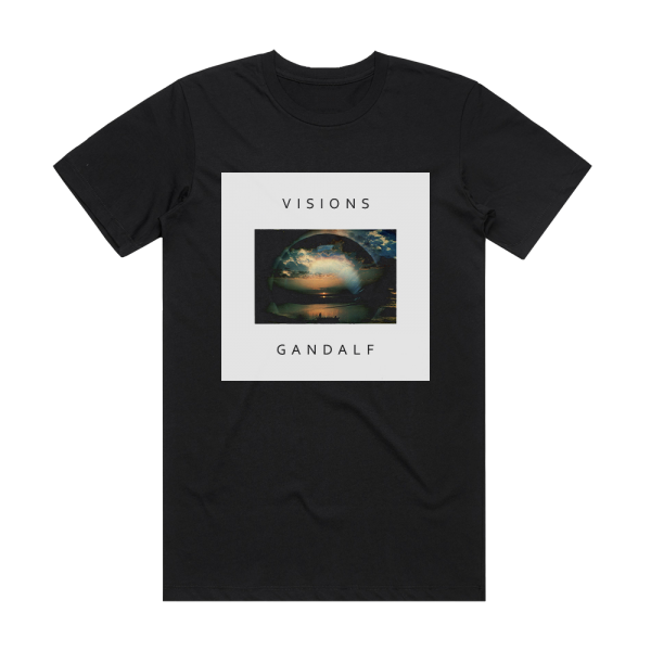 Gandalf Visions Album Cover T-Shirt Black