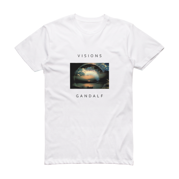 Gandalf Visions Album Cover T-Shirt White