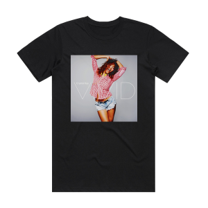 Crystal Kay Vivid 1 Album Cover T-Shirt Black