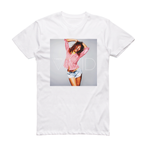 Crystal Kay Vivid 1 Album Cover T-Shirt White
