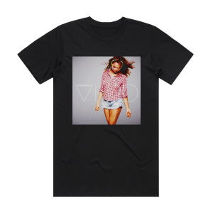 Crystal Kay Vivid 2 Album Cover T-Shirt Black