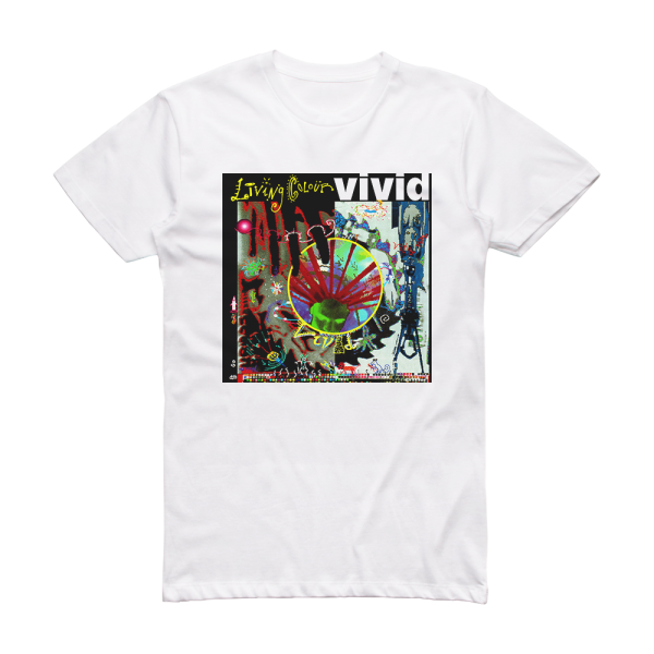 Living Colour Vivid Album Cover T-Shirt White