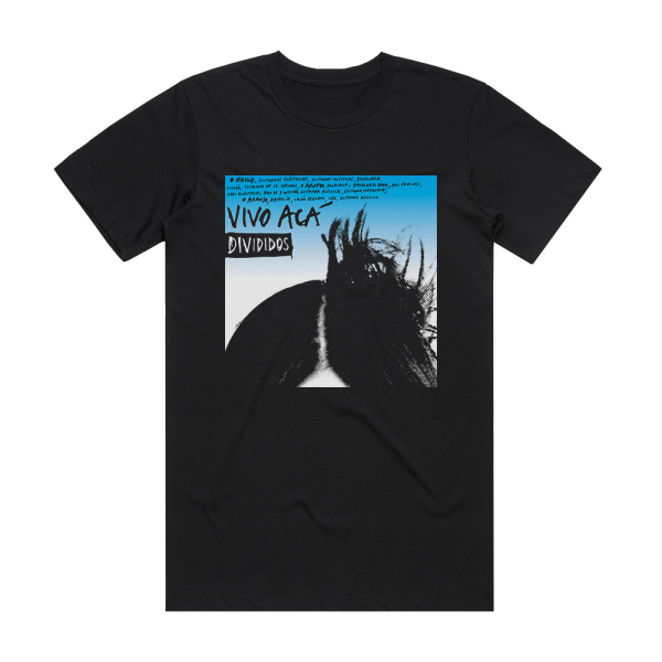 Divididos Vivo Ac Album Cover T-Shirt Black