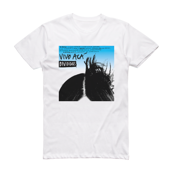 Divididos Vivo Ac Album Cover T-Shirt White