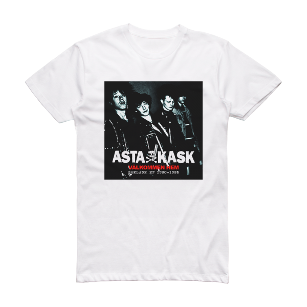 Asta Kask Vlkommen Hem Album Cover T-Shirt White