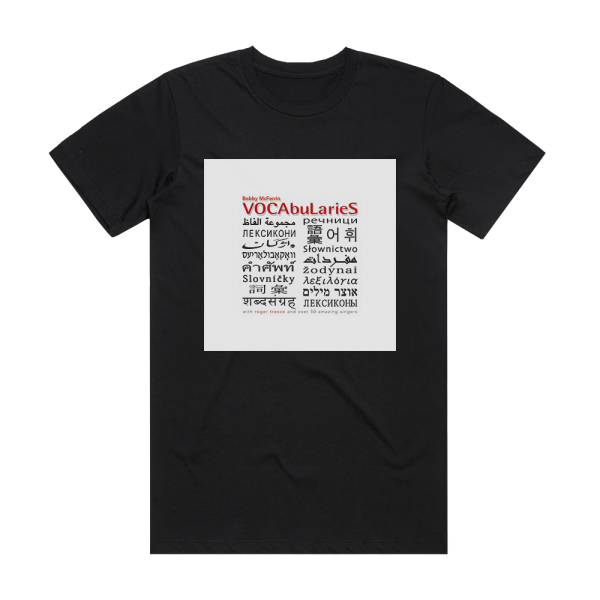 Bobby McFerrin Vocabularies Album Cover T-Shirt Black