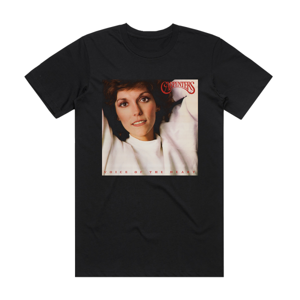 Carpenters Voice Of The Heart Album Cover T-Shirt Black