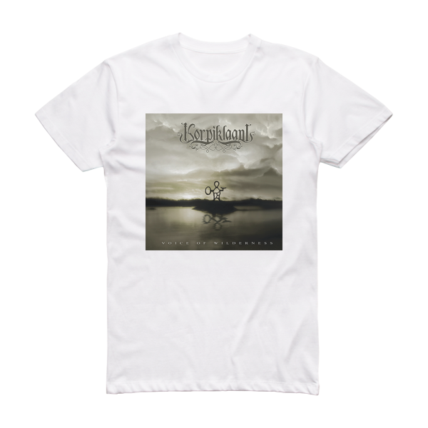 Korpiklaani Voice Of Wilderness Album Cover T-Shirt White