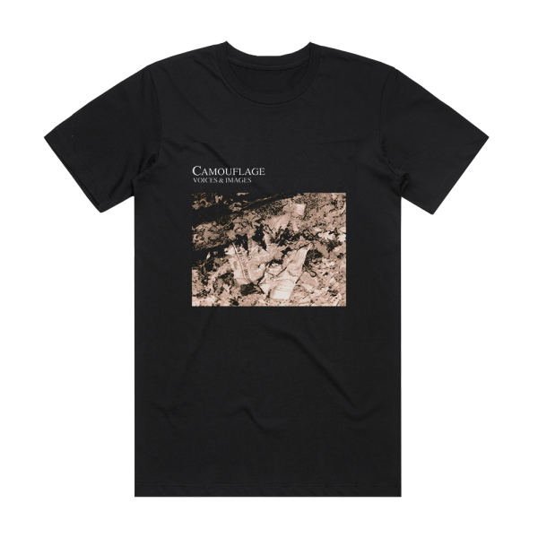 Camouflage Voices Images Album Cover T-Shirt Black