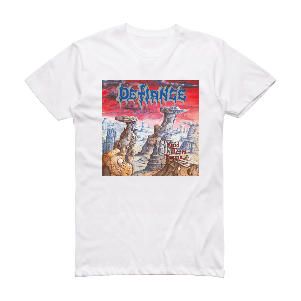 Defiance Void Terra Firma Album Cover T-Shirt White