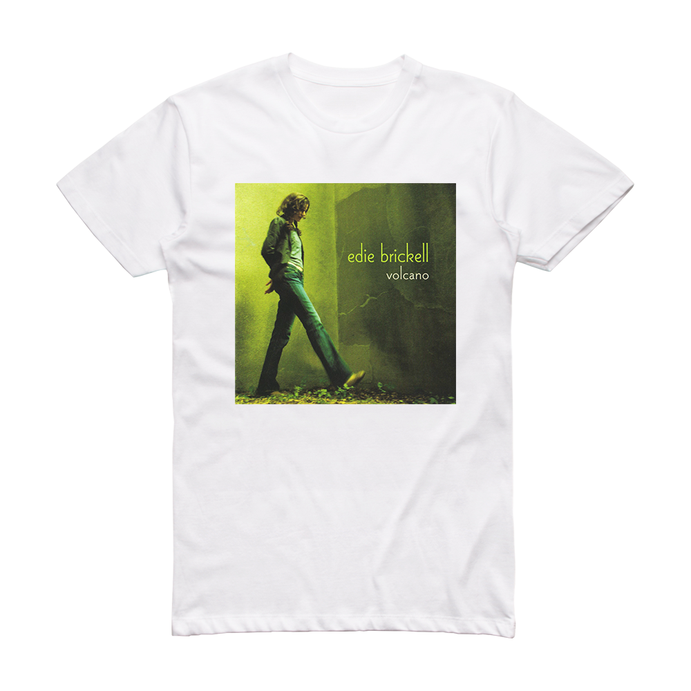 Edie Brickell Volcano Album Cover T-Shirt White