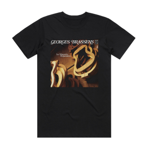 Georges Brassens Volume 1 La Mauvaise Rputation Album Cover T-Shirt Black