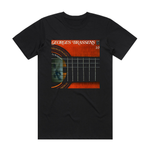 Georges Brassens Volume 10 La Religieuse Album Cover T-Shirt Black