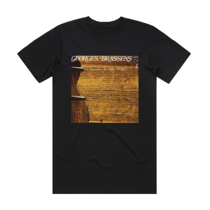 Georges Brassens Volume 2 Les Amoureux Des Bancs Publics Album Cover T-Shirt Black
