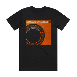 Georges Brassens Volume 7 Les Trompettes De La Renomme Album Cover T-Shirt Black