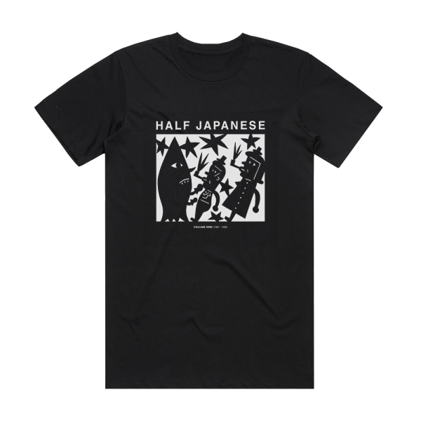 Half Japanese Volume One 1981 1985 Album Cover T-Shirt Black