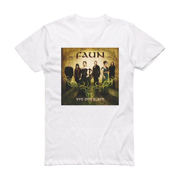 Faun Von Den Elben Album Cover T-Shirt White