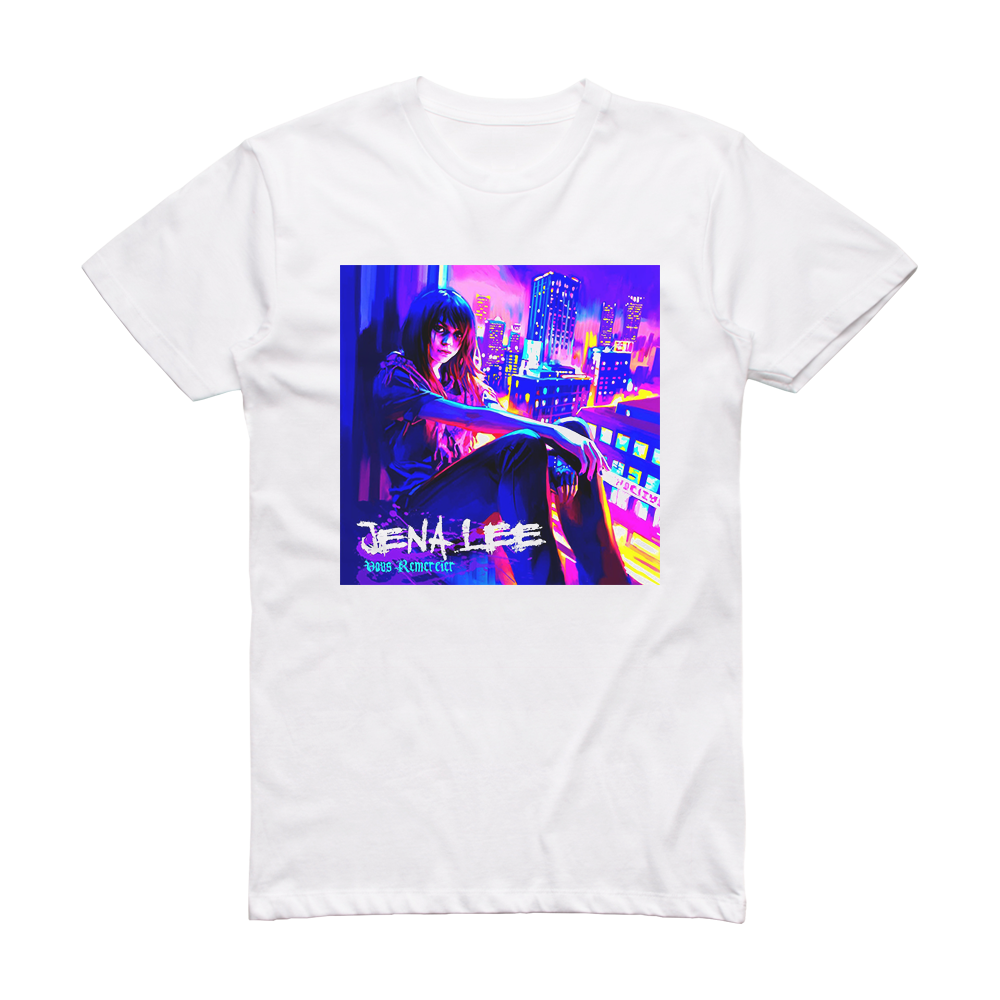 Jena Lee Vous Remercier Album Cover T-Shirt White – ALBUM COVER T-SHIRTS