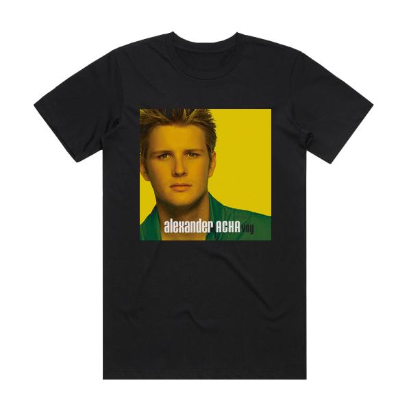 Alexander Acha Voy 2 Album Cover T-Shirt Black