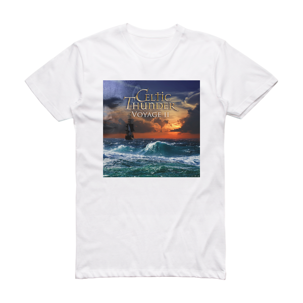 Celtic Thunder Voyage Ii Album Cover T-Shirt White